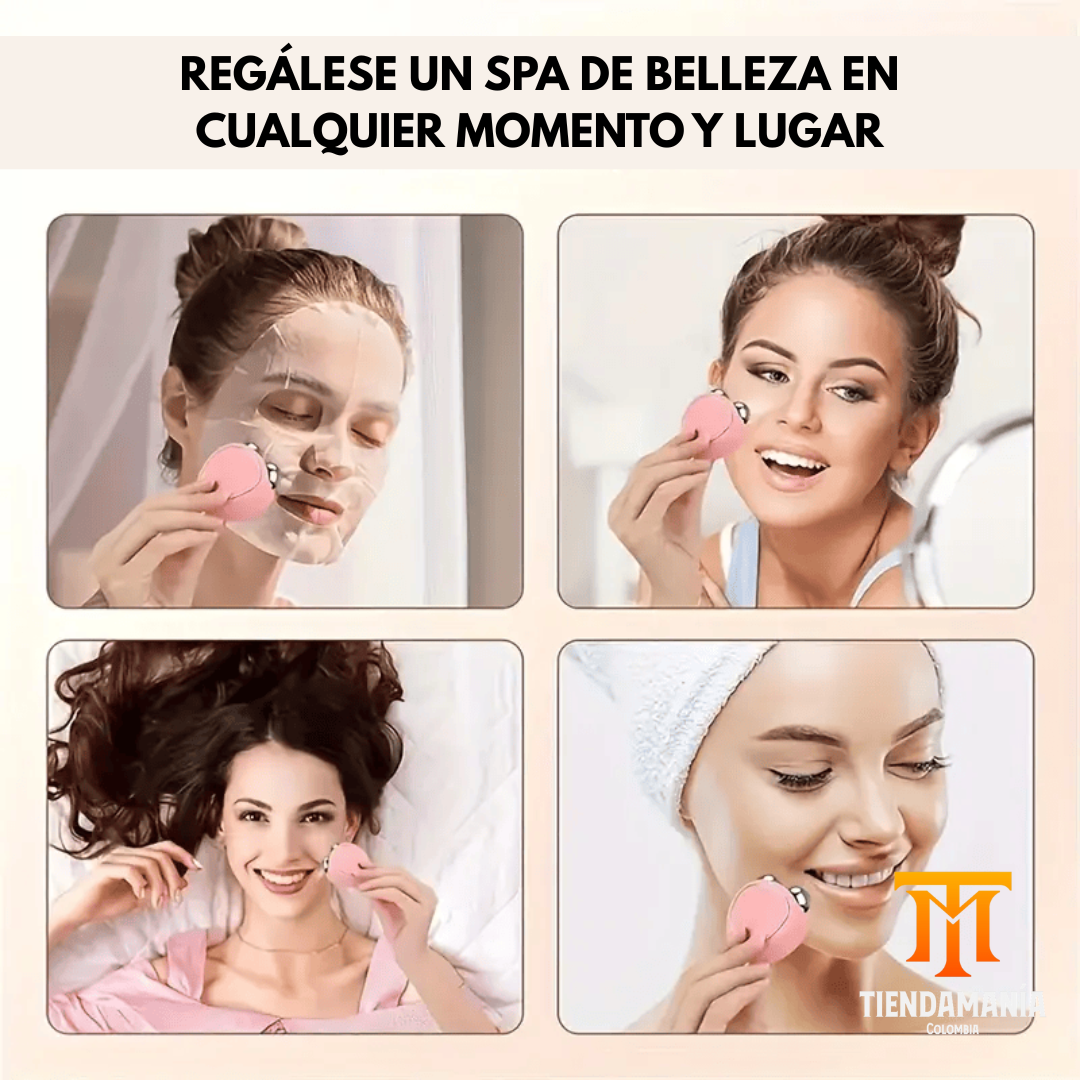 SÚPER COMBO: MICROFACE- MASAJEADOR CON MICROCORRIENTE + GEL CONDUCTOR GRATIS